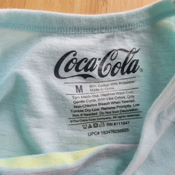 Coca Cola brand tie crop shirt - Picture 4 of 5